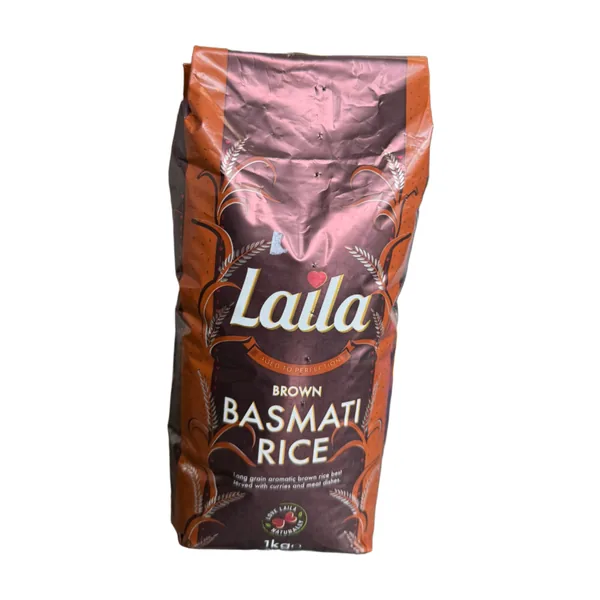 Laila Brown Basmati Rice 1kg