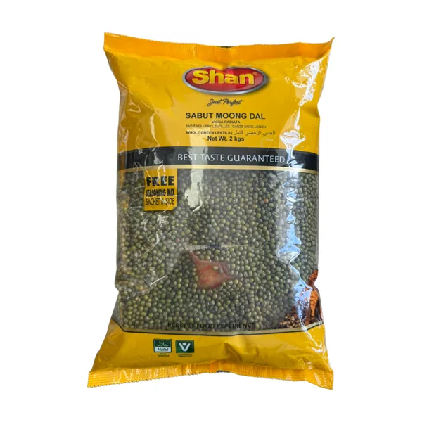 Shan Sabut Moong Dal 2kg