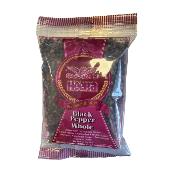 Heera Black Pepper Whole 100g