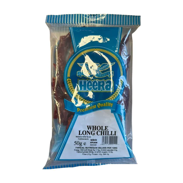 Heera Whole Long Chilli 50g