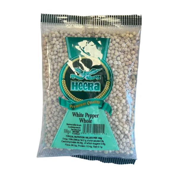 Heera Whole White Pepper 100g