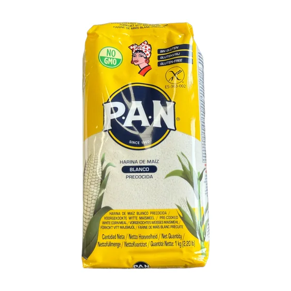 PAN Pre-cooked White Corn flour 1kg