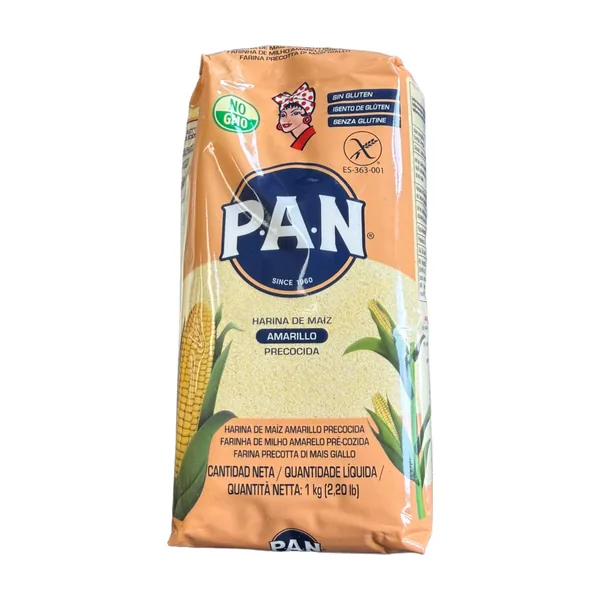 PAN Pre-cooked Yellow Corn Flour 1kg
