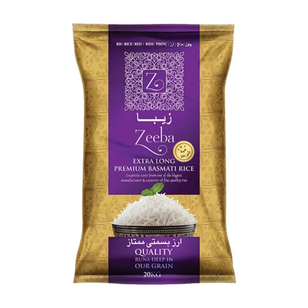 Zeeba Premium Basmati Rice 20kg